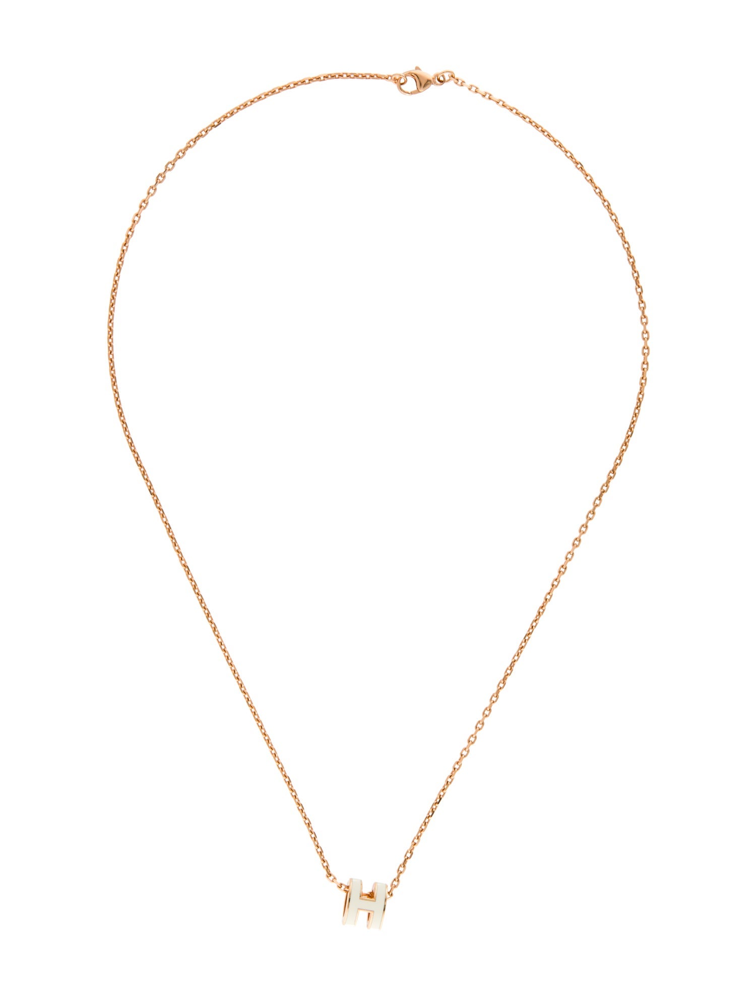 Hermès Mini Pop H Pendant Necklace