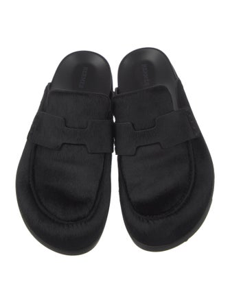 Hermès Go Calf Hair Mules