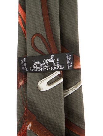 Hermès Silk Pattern Tie