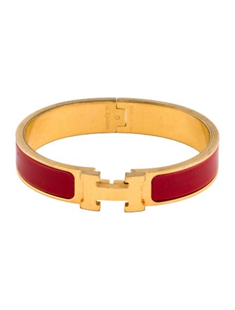 Hermès Enamel Clic H Bracelet