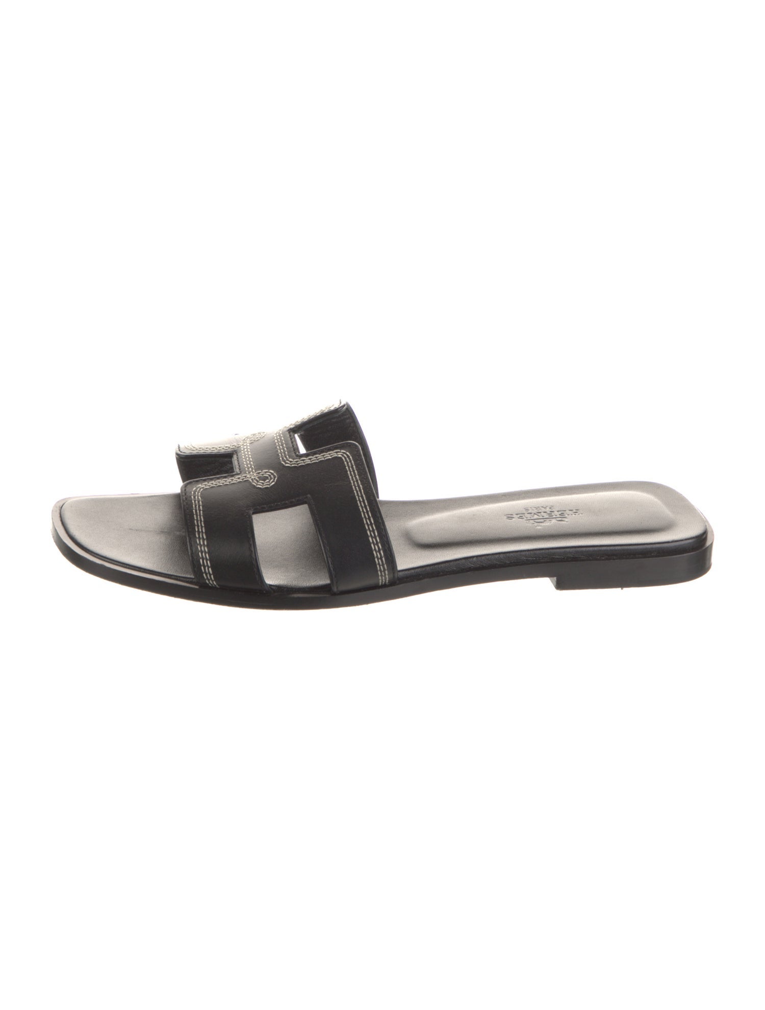 Hermès Oran Calfskin Slides