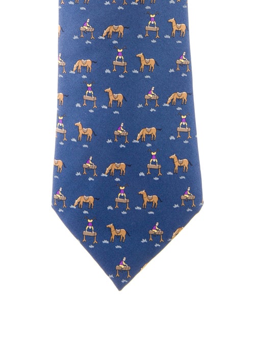 Hermès Silk Pattern Tie