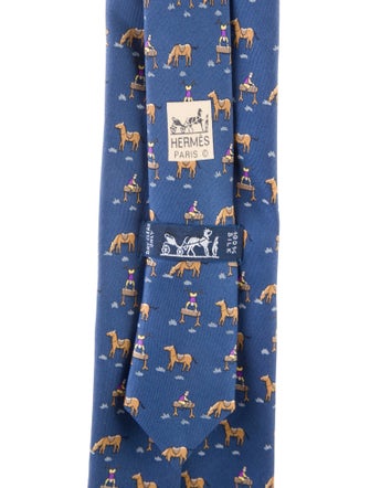 Hermès Silk Pattern Tie