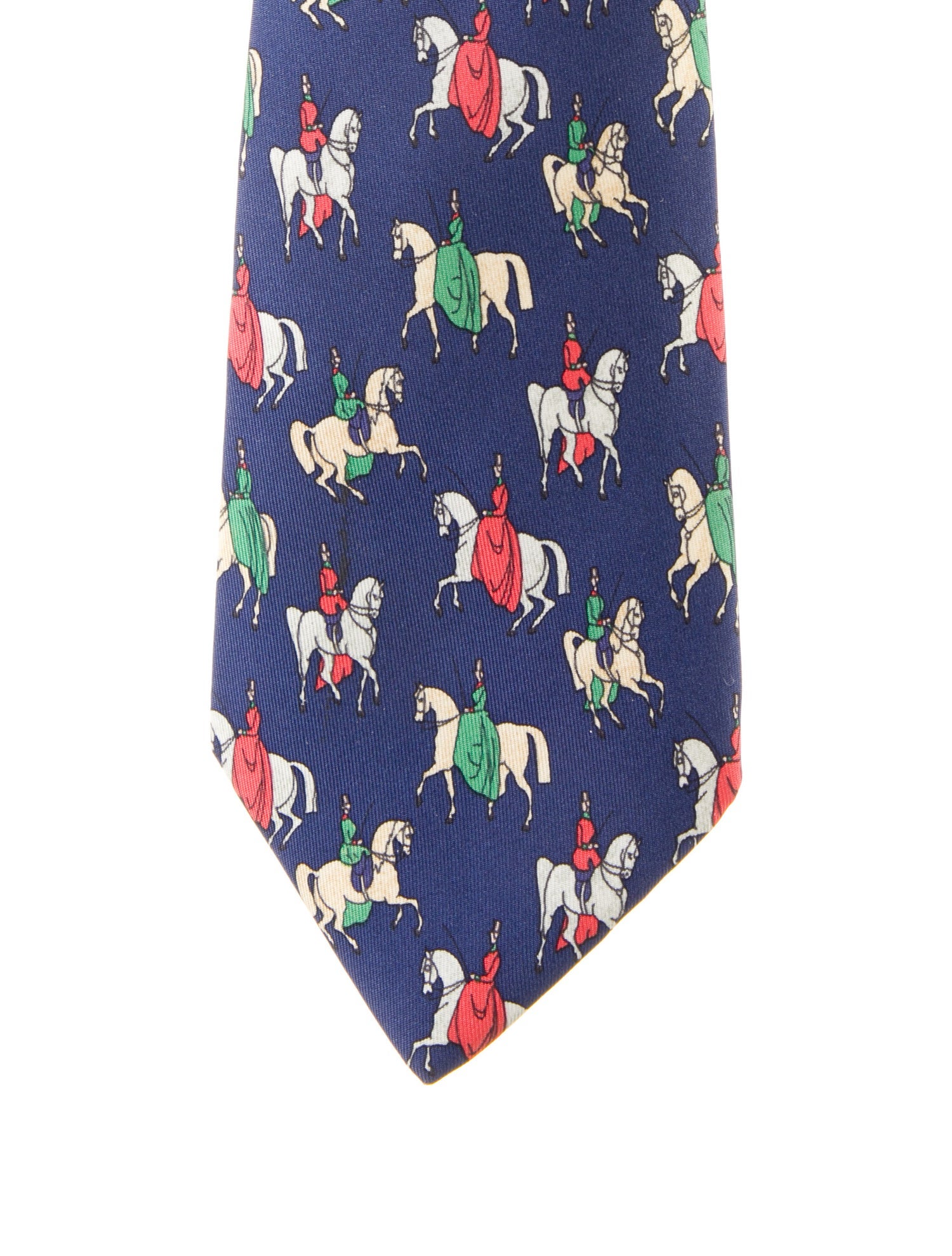 Hermès Silk Pattern Tie