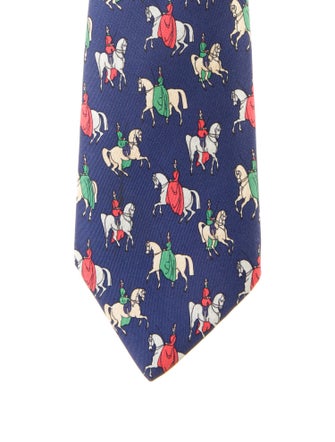 Hermès Silk Pattern Tie