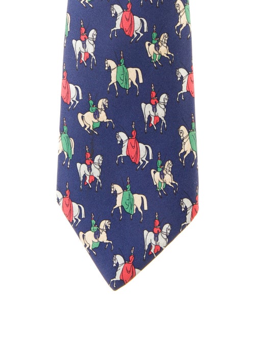 Hermès Silk Pattern Tie
