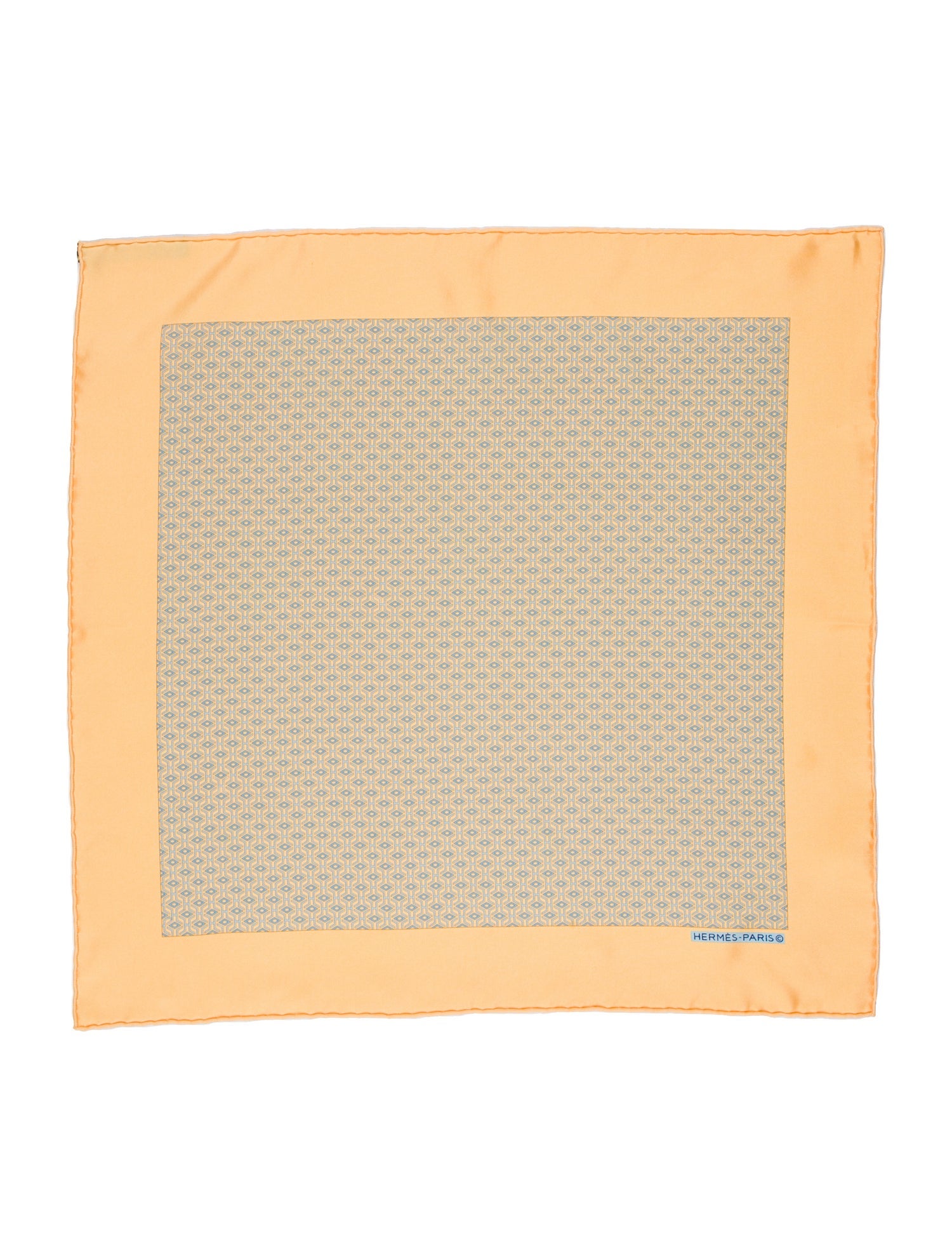 Hermès Printed Tie Silk Scarf