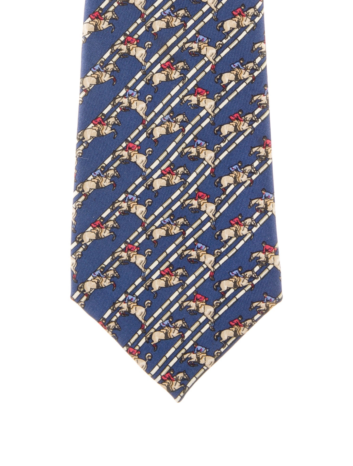 Hermès Silk Pattern Tie