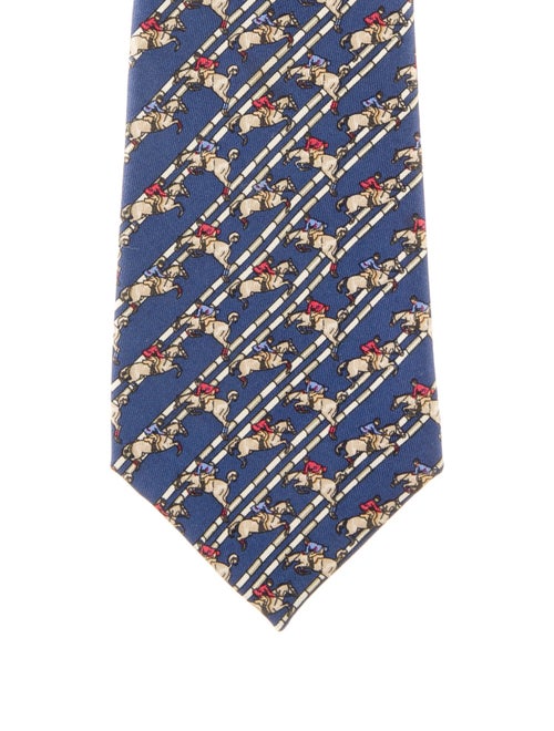 Hermès Silk Pattern Tie