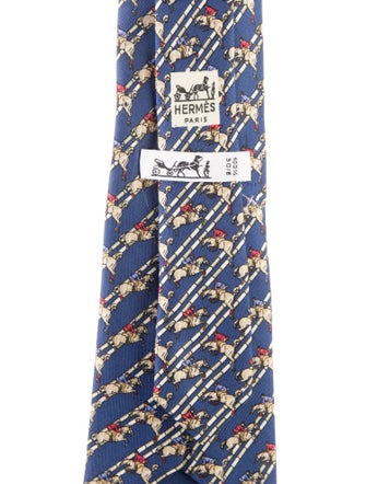 Hermès Silk Pattern Tie