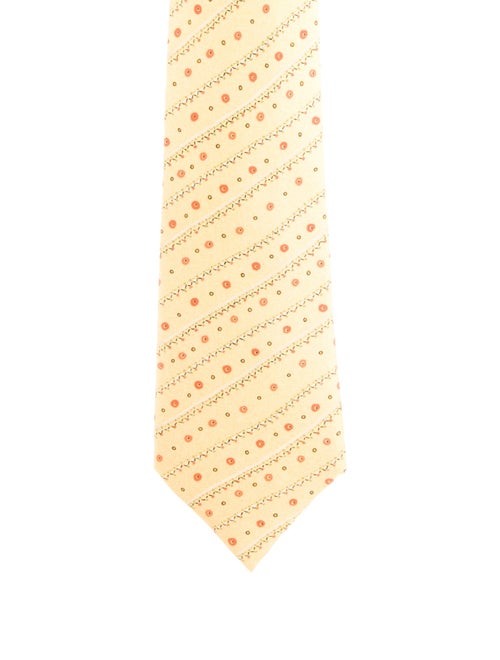 Hermès Printed Silk Tie
