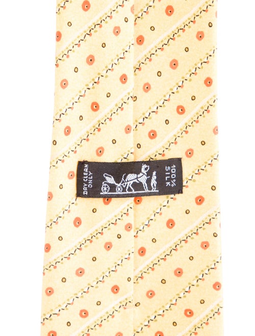 Hermès Printed Silk Tie