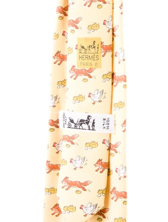 Hermès Silk Pattern Tie