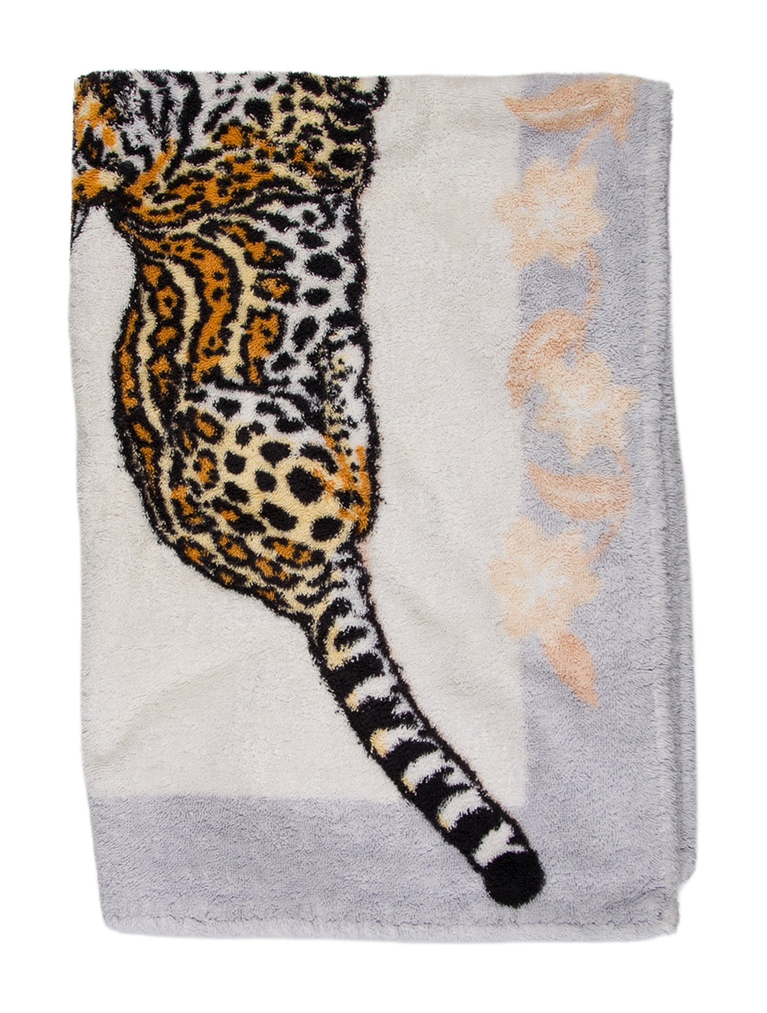 Hermès Cotton Leopard Bath Towel