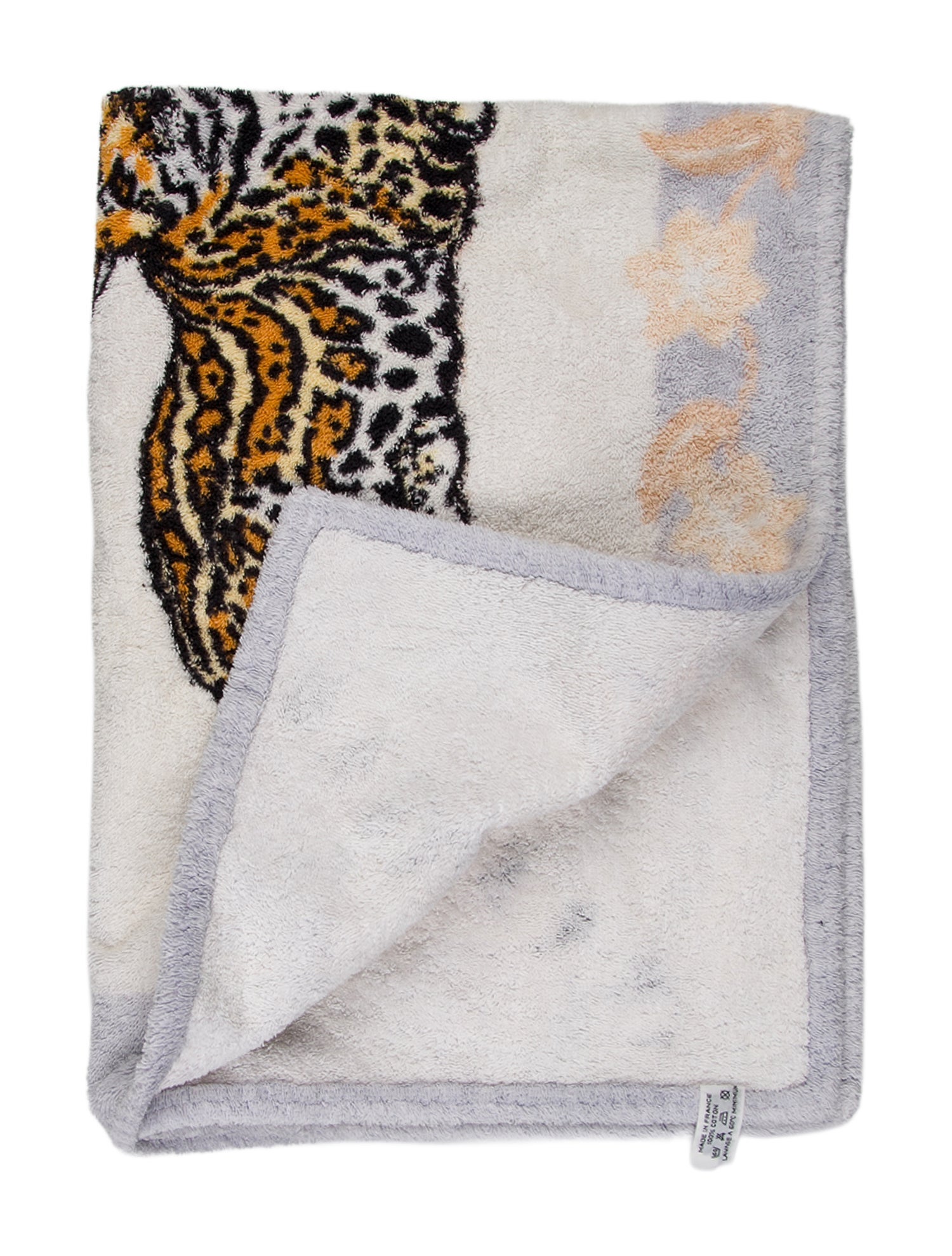 Hermès Cotton Leopard Bath Towel