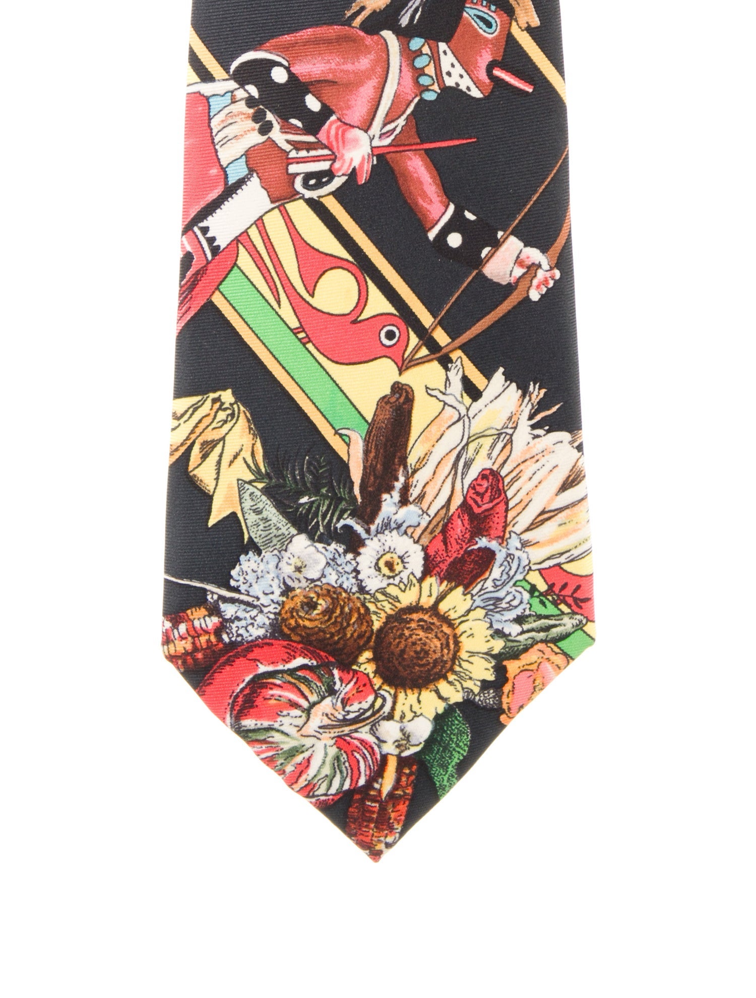 Hermès Silk Pattern Tie