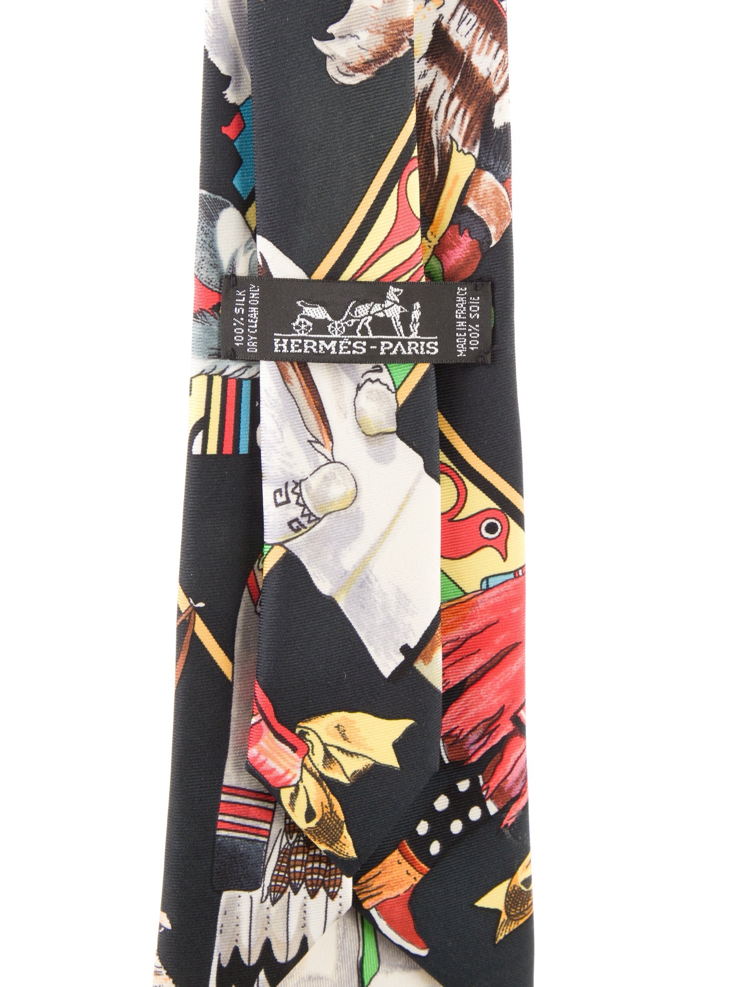 Hermès Silk Pattern Tie