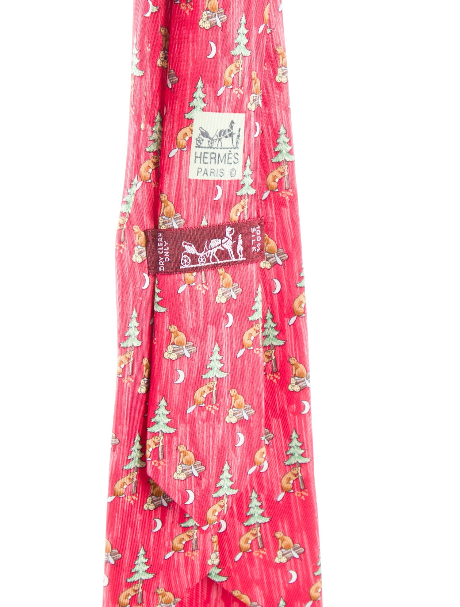 Hermès Silk Pattern Tie