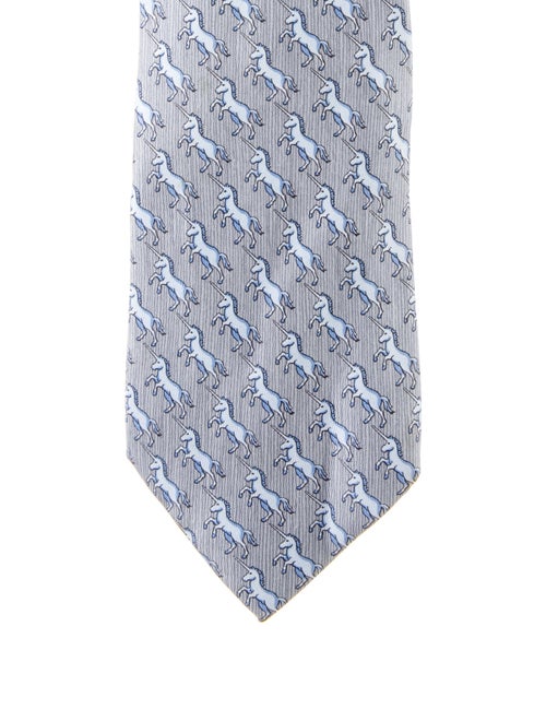 Hermès Silk Pattern Tie