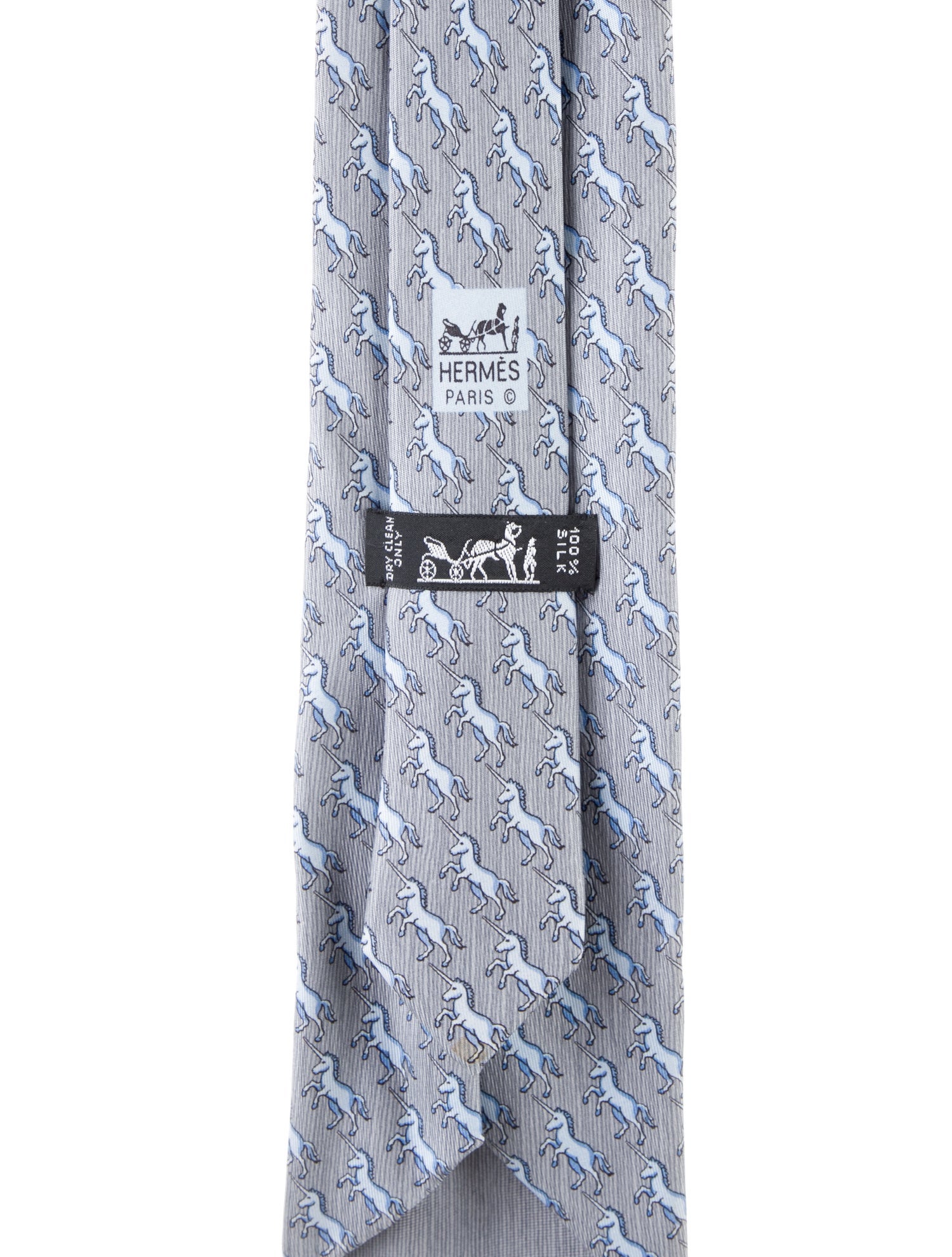 Hermès Silk Pattern Tie