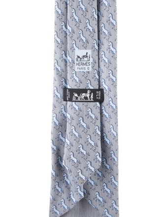 Hermès Silk Pattern Tie