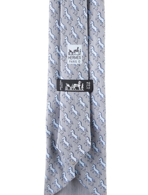 Hermès Silk Pattern Tie