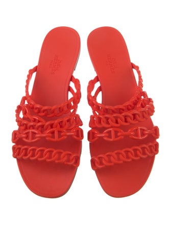 Hermès Rivage Chaîne d'Ancre Insignia Slides