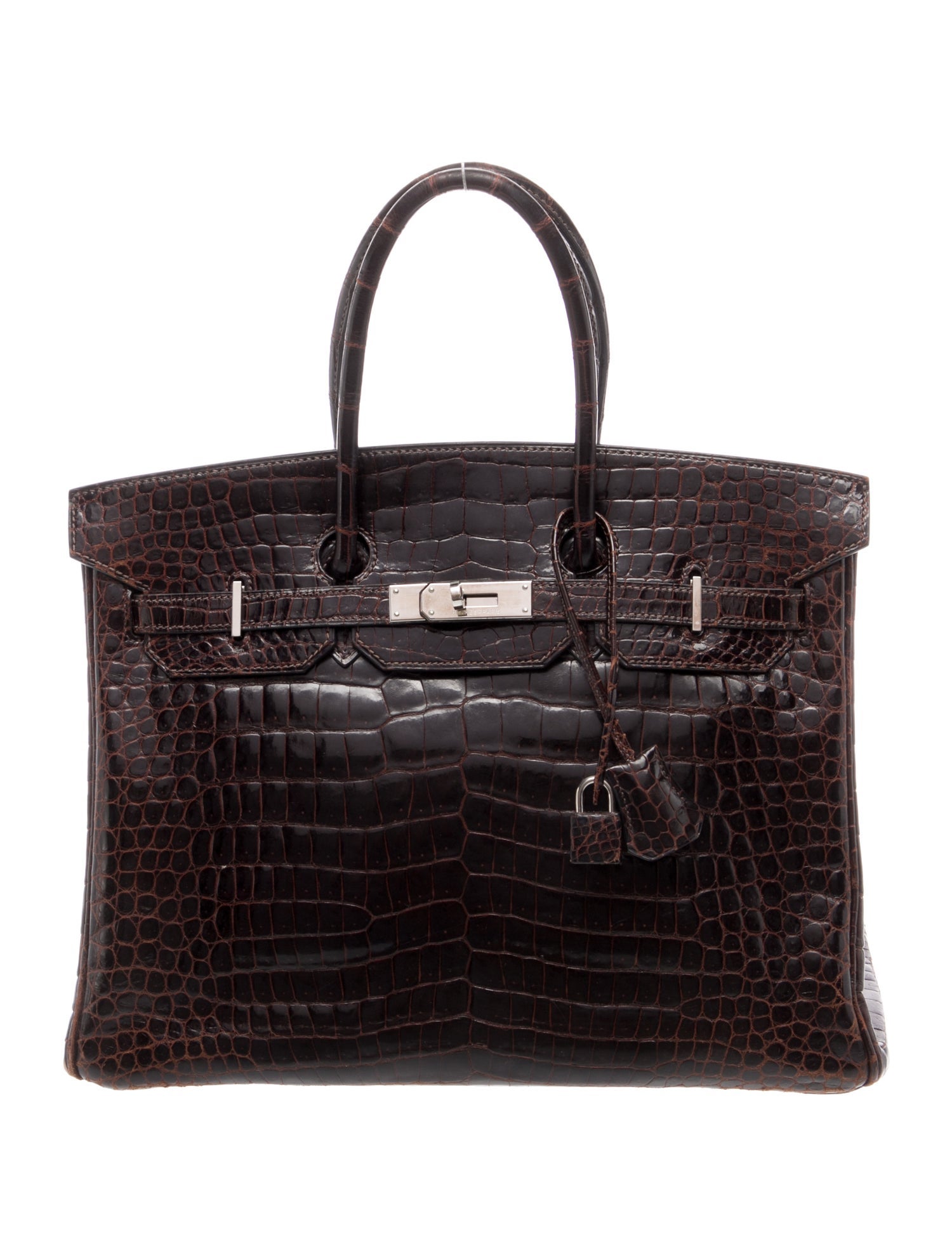 Hermès Shiny Porosus Crocodile Birkin 35