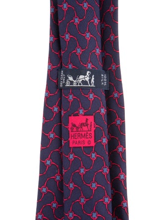 Hermès Patterned Tie