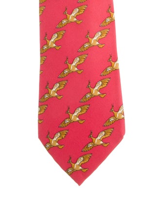 Hermès Patterned Tie