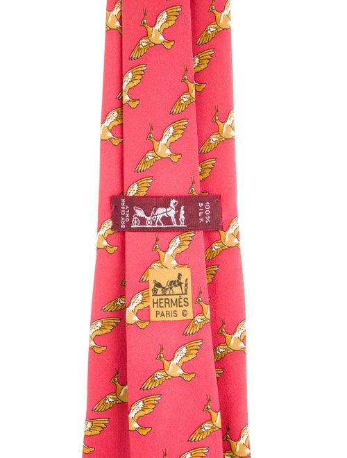 Hermès Patterned Tie