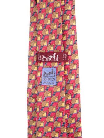 Hermès Patterned Tie