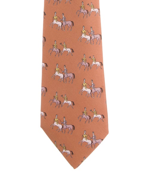 Hermès Patterned Tie
