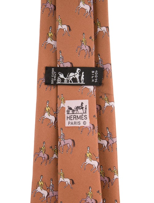 Hermès Patterned Tie