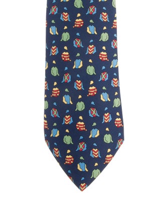 Hermès Patterned Tie