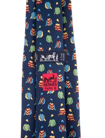 Hermès Patterned Tie