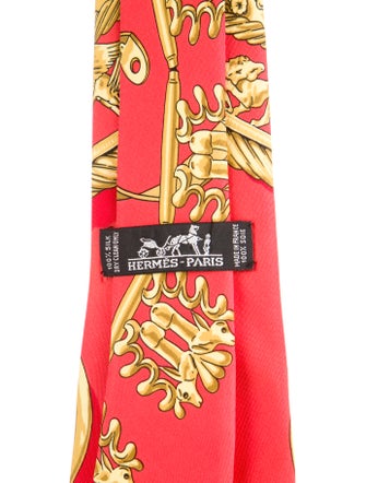 Hermès Patterned Tie