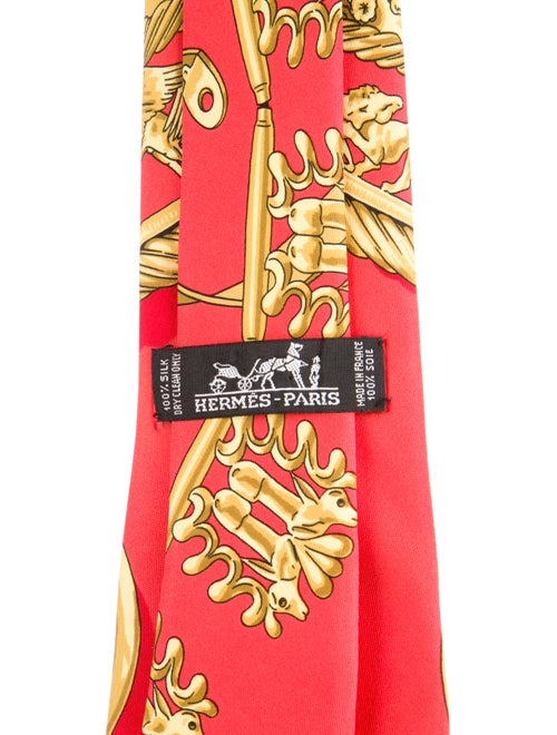 Hermès Patterned Tie