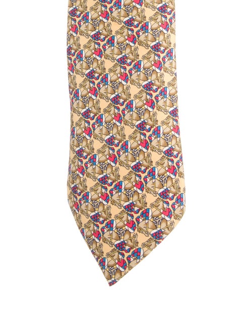 Hermès Patterned Tie