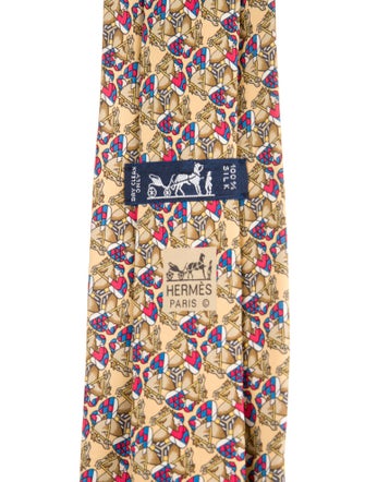 Hermès Patterned Tie
