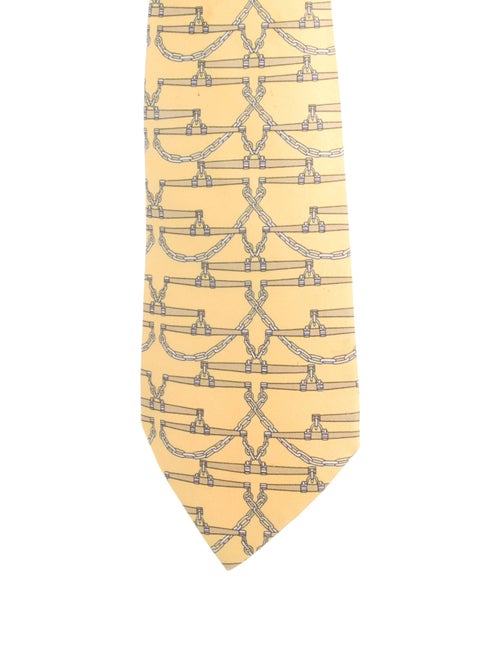 Hermès Patterned Tie