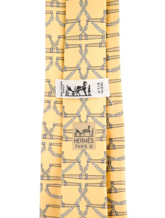 Hermès Patterned Tie