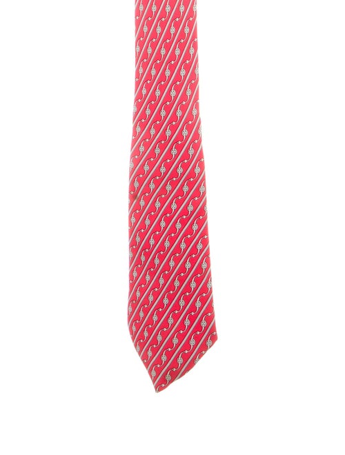 Hermès Silk Pattern Tie