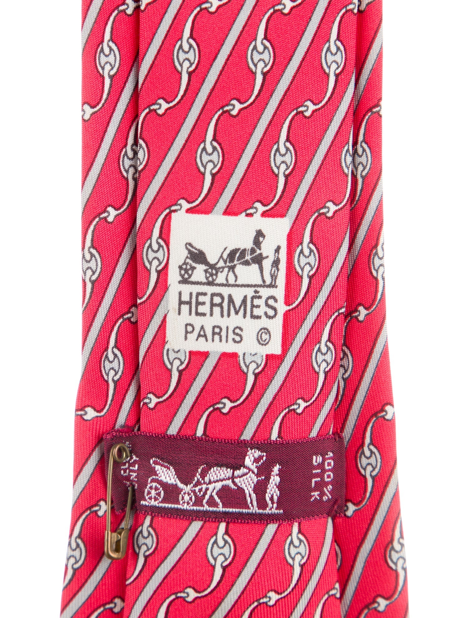 Hermès Silk Pattern Tie