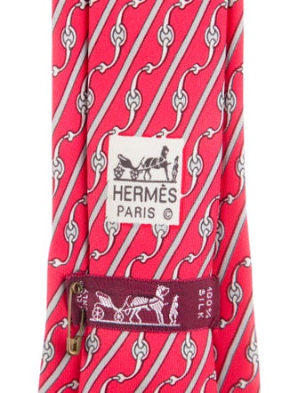 Hermès Silk Pattern Tie