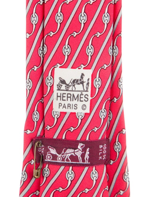 Hermès Silk Pattern Tie