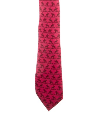 Hermès Silk Pattern Tie