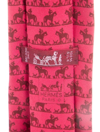 Hermès Silk Pattern Tie