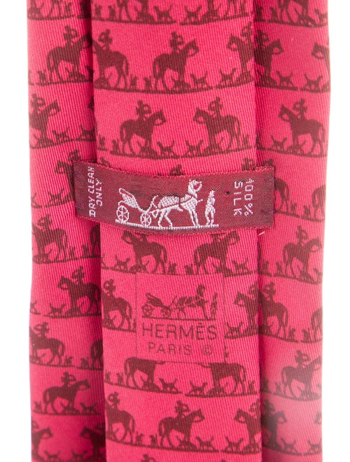 Hermès Silk Pattern Tie