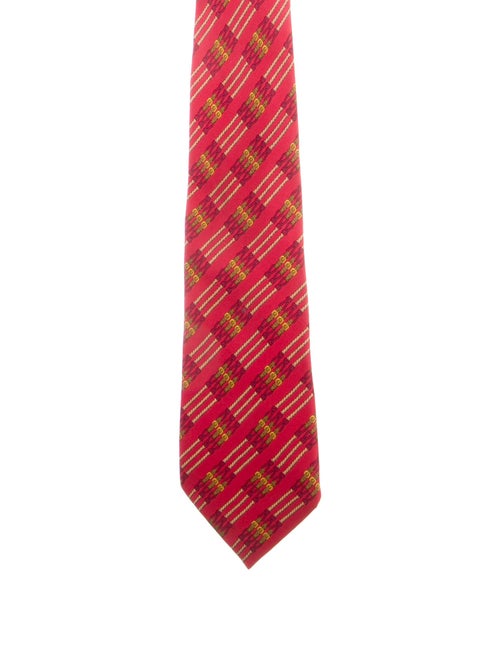 Hermès Silk Pattern Tie